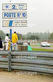 14.10.2006 Le Mans, France,  General signpost next to the Le Mans track. - DTM 2006 at Le Mans Bugatti Circuit, France (Deutsche Tourenwagen Masters)