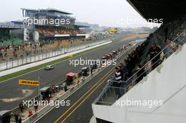 15.10.2006 Le Mans, France,  Overview of the main start-finish straight - DTM 2006 at Le Mans Bugatti Circuit, France (Deutsche Tourenwagen Masters)