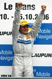 15.10.2006 Le Mans, France,  Podium, Bruno Spengler (CDN), AMG-Mercedes, Portrait (1st) - DTM 2006 at Le Mans Bugatti Circuit, France (Deutsche Tourenwagen Masters)