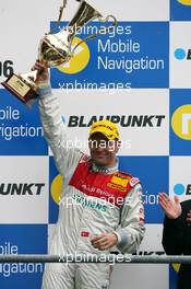 15.10.2006 Le Mans, France,  Podium, Tom Kristensen (DNK), Audi Sport Team Abt Sportsline, Portrait (3rd) - DTM 2006 at Le Mans Bugatti Circuit, France (Deutsche Tourenwagen Masters)