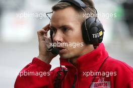 27.10.2006 Hockenheim, Germany,  James Goodfield (GBR), Race Engineer of Susie Stoddart (GBR) - DTM 2006 at Hockenheimring (Deutsche Tourenwagen Masters)