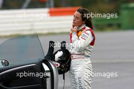 28.10.2006 Hockenheim, Germany,  Vanina Ickx (BEL), Team Midland, Portrait, after her crash during the free practice - DTM 2006 at Hockenheimring (Deutsche Tourenwagen Masters)