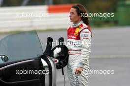 28.10.2006 Hockenheim, Germany,  Vanina Ickx (BEL), Team Midland, Portrait, after her crash in the free practice - DTM 2006 at Hockenheimring (Deutsche Tourenwagen Masters)