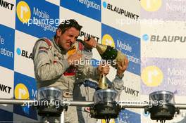 29.10.2006 Hockenheim, Germany,  2006 DTM champion: Bernd Schneider (GER), AMG-Mercedes, gets a champaign shower - DTM 2006 at Hockenheimring (Deutsche Tourenwagen Masters)