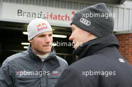 20.03.2006 Fawkham, England,  Martin Tomczyk (GER), Audi Sport Team Abt Sportsline, Portrait and Mattias Ekström (SWE), Audi Sport Team Abt Sportsline, Portrait - DTM 2006, Pre-Season Testing, Brands Hatch (Deutsche Tourenwagen Masters)