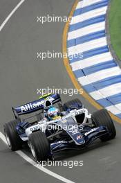 31.03.2006 Melbourne, Australia,  Alexander Wurz (AUT), Test Driver, Williams F1 Team - Formula 1 World Championship, Rd 3, Australian Grand Prix, Friday Practice