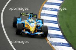 31.03.2006 Melbourne, Australia,  Giancarlo Fisichella (ITA), Renault F1 Team - Formula 1 World Championship, Rd 3, Australian Grand Prix, Friday Practice
