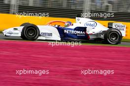 31.03.2006 Melbourne, Australia,  Jacques Villeneuve (CDN), BMW Sauber F1 Team - Formula 1 World Championship, Rd 3, Australian Grand Prix, Friday Practice