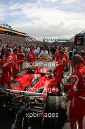 02.04.2006 Melbourne, Australia,  Michael Schumacher (GER), Scuderia Ferrari - Formula 1 World Championship, Rd 3, Australian Grand Prix, Sunday Pre-Race Grid