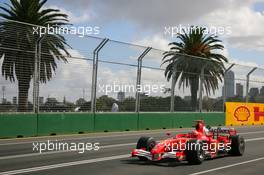 01.04.2006 Melbourne, Australia,  Michael Schumacher (GER), Scuderia Ferrari - Formula 1 World Championship, Rd 3, Australian Grand Prix, Saturday Practice