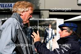 01.04.2006 Melbourne, Australia,  Ron Walker (AUS), Australian Grand Prix Corporation Chairman, Jackie Stewart (SCO)  - Formula 1 World Championship, Rd 3, Australian Grand Prix, Saturday