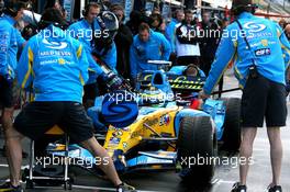 01.04.2006 Melbourne, Australia,  Giancarlo Fisichella (ITA), Renault F1 Team - Formula 1 World Championship, Rd 3, Australian Grand Prix, Saturday Practice