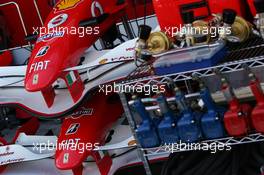 30.03.2006 Melbourne, Australia,  Ferrari nose cones - Formula 1 World Championship, Rd 3, Australian Grand Prix, Thursday