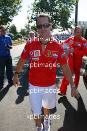 30.03.2006 Melbourne, Australia,  Michael Schumacher (GER), Scuderia Ferrari - Formula 1 World Championship, Rd 3, Australian Grand Prix, Thursday
