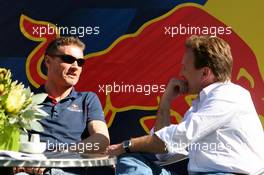 30.03.2006 Melbourne, Australia,  David Coulthard (GBR), Red Bull Racing, Christian Horner (GBR), Red Bull Racing, Sporting Director - Formula 1 World Championship, Rd 3, Australian Grand Prix, Thursday