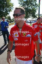 30.03.2006 Melbourne, Australia,  Michael Schumacher (GER), Scuderia Ferrari - Formula 1 World Championship, Rd 3, Australian Grand Prix, Thursday