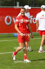 29.03.2006 Melbourne, Australia,  Michael Schumacher (GER), Scuderia Ferrari in the Vodafone Rugby 7s Challenge - Formula 1 World Championship, Rd 3, Australian Grand Prix, Wednesday