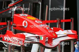 29.03.2006 Melbourne, Australia,  Ferrari front wing - Formula 1 World Championship, Rd 3, Australian Grand Prix, Wednesday