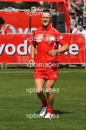 29.03.2006 Melbourne, Australia,  Michael Schumacher (GER), Scuderia Ferrari in the Vodafone Rugby 7s Challenge - Formula 1 World Championship, Rd 3, Australian Grand Prix, Wednesday