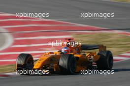 23.01.2006 Barcelona, Spain,  Gary Paffet (GBR), Test Driver, McLaren Mercedes, In the MP4-20 - Formula One Testing, Circuit de Catalunya
