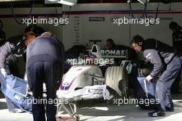 23.01.2006 Barcelona, Spain,  Jacques Villeneuve (CDN), BMW Sauber F1 Team - Formula One Testing, Circuit de Catalunya