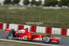 26.01.2006 Barcelona, Spain,  Michael Schumacher (GER), Scuderia Ferrari, Scuderia Ferrari 248 F1  - Formula One Testing, Circuit de Catalunya