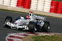 26.01.2006 Barcelona, Spain,  Robert Kubica (POL), Test Driver, BMW Sauber F1 Team - Formula One Testing, Circuit de Catalunya