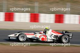26.01.2006 Barcelona, Spain,  Rubens Barrichello (BRA), Honda Racing F1 Team - Formula One Testing, Circuit de Catalunya