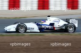24.01.2006 Barcelona, Spain,  Jacques Villeneuve (CDN), BMW Sauber F1 Team, In the new F1.06 - Formula One Testing, Circuit de Catalunya