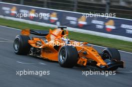 24.01.2006 Barcelona, Spain,  Juan-Pablo Montoya (COL), McLaren Mercedes, In the new MP4-21 - Formula One Testing, Circuit de Catalunya