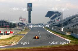 24.01.2006 Barcelona, Spain,  Juan-Pablo Montoya (COL), McLaren Mercedes, in the new MP4-21 - Formula One Testing, Circuit de Catalunya