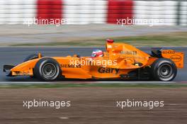 24.01.2006 Barcelona, Spain,  Gary Paffet (GBR), Test Driver, McLaren Mercedes, in the MP4-20 - Formula One Testing, Circuit de Catalunya