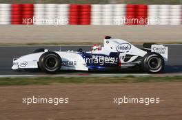 25.01.2006 Barcelona, Spain,  Robert Kubica (POL), Test Driver, BMW Sauber F1 Team - Formula One Testing, Circuit de Catalunya