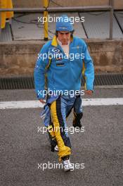 25.01.2006 Barcelona, Spain,  Fernando Alonso (ESP), Renault F1 Team - Formula One Testing, Circuit de Catalunya