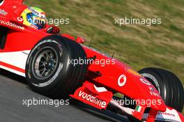 25.01.2006 Barcelona, Spain,  Felipe Massa (BRA), Scuderia Ferrari - Formula One Testing, Circuit de Catalunya