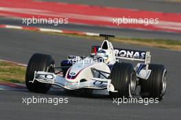 25.01.2006 Barcelona, Spain,  Nick Heidfeld (GER), BMW Sauber F1 Team - Formula One Testing, Circuit de Catalunya