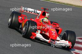 25.01.2006 Barcelona, Spain,  Felipe Massa (BRA), Scuderia Ferrari - Formula One Testing, Circuit de Catalunya