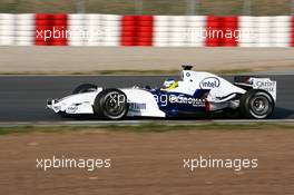25.01.2006 Barcelona, Spain,  Nick Heidfeld (GER), BMW Sauber F1 Team, in the F1.06 - Formula One Testing, Circuit de Catalunya