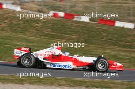 25.01.2006 Barcelona, Spain,  Jarno Trulli (ITA), Toyota Racing - Formula One Testing, Circuit de Catalunya