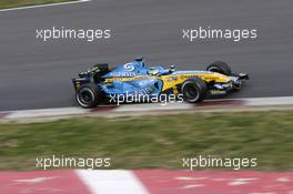 24.02.2006 Barcelona, Spain,  Giancarlo Fisichella (ITA) - Renault F1 Team