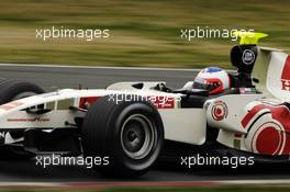 24.02.2006 Barcelona, Spain,  Rubens Barrichello (BRA) - Honda Racing F1 Team