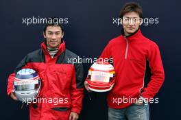 21.02.2006 Barcelona, Spain,  Takuma Sato (JPN), Super Aguri F1 and Yuji Ide (JPN), Super Aguri F1
