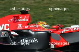 21.02.2006 Barcelona, Spain,  Tiago Monteiro (PRT), Midland MF1 Racing