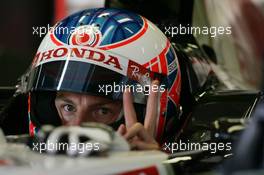 22.02.2006 Barcelona, Spain,  Jenson Button (GBR), Honda Racing F1 Team