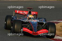 30.11.2006 Barcelona, Spain,  Lewis Hamilton (GBR), McLaren Mercedes - Formula One Testing, Circuit de Catalunya