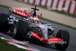 28.11.2006 Barcelona, Spain,  Lewis Hamilton (GBR), McLaren Mercedes  - Formula One Testing, Circuit de Catalunya