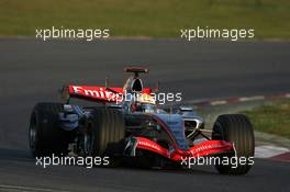 29.11.2006 Barcelona, Spain,  Lewis Hamilton (GBR), McLaren Mercedes - Formula One Testing, Circuit de Catalunya