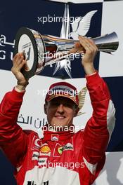 12.03.2006 Sakhir, Bahrain,  Michael Schumacher (GER), Scuderia Ferrari - Formula 1 World Championship, Rd 1, Bahrain Grand Prix, Sunday Podium