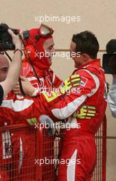 11.03.2006 Sakhir, Bahrain,  Michael Schumacher (GER), Scuderia Ferrari on POLE - Formula 1 World Championship, Rd 1, Bahrain Grand Prix, Saturday Qualifying