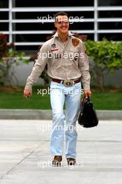 11.03.2006 Sakhir, Bahrain,  Michael Schumacher (GER), Scuderia Ferrari - Formula 1 World Championship, Rd 1, Bahrain Grand Prix, Saturday